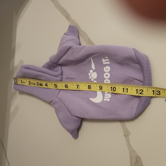 Dog Hoodie Keep Your Pup Warm and Stylish with a 'Just Dog It' hoodie sz XS NWOT - Picture 4 of 7